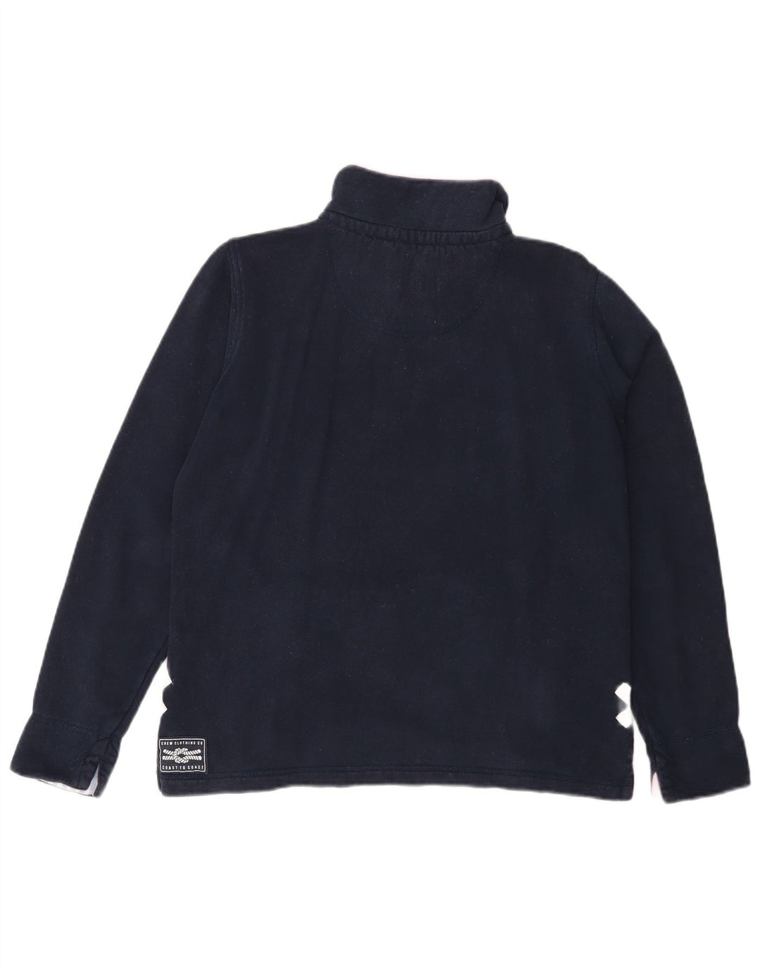 CREW CLOTHING Dame Oversized Sweatshirt Jumper UK 10 Small Navy Blue