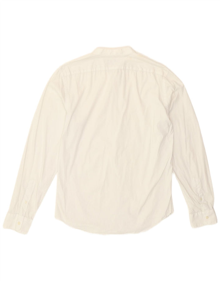 Zara Herre Slim Fit Skjorte Large White Classic
