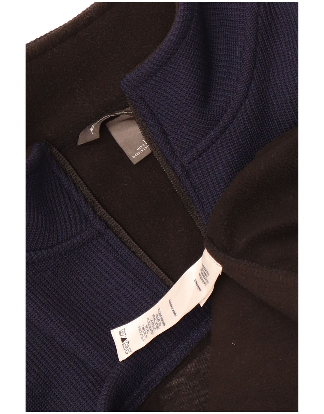 Eddie Bauer Herre træningsdragt Topjakke Stor marineblå Colourblock Polyester