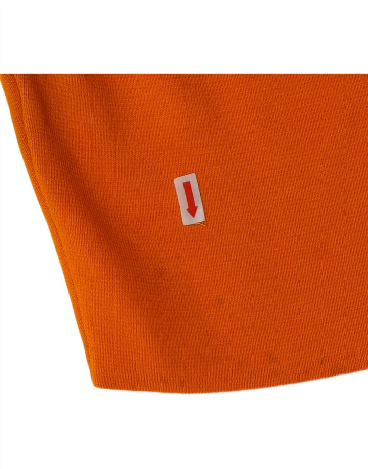 ZARA Womens Crop Vest Tank Top UK 10 Small Orange Vintage Zara and Second-Hand Zara from Messina Hembry 