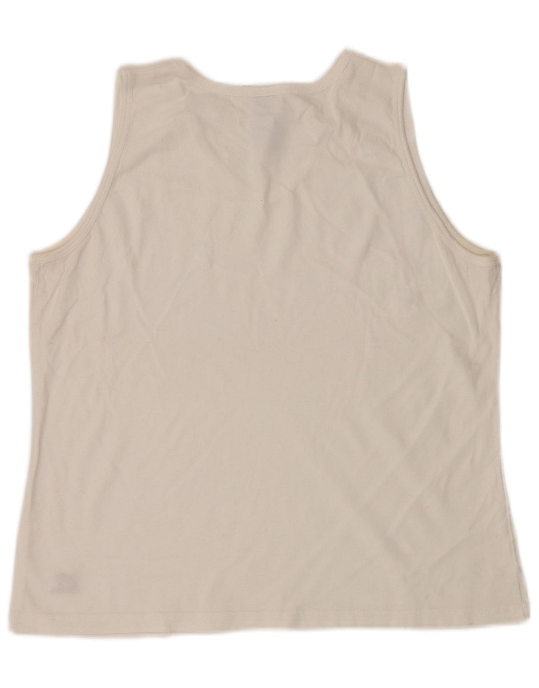 RUSSELL ATHLETIC Damevest Top UK 16 Large White Bomuld