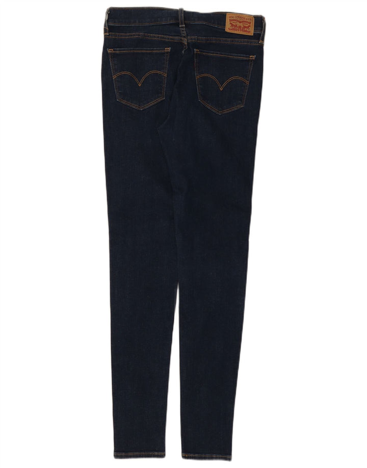 LEVI'S Dame 710 Super Skinny Jeans W28 L30 Marineblå