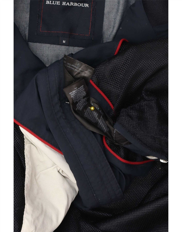 Marks & Spencer Herre Blue Harbor Bomber Jacket UK 38 Medium Navy Blue