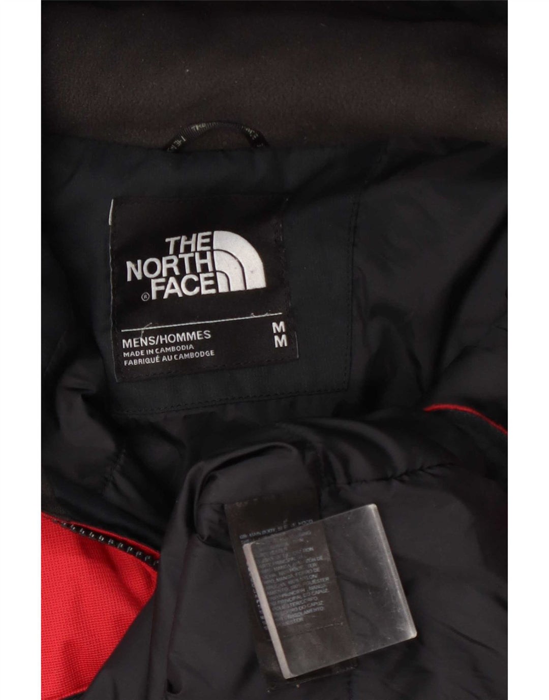The North Face Herre Hooded Windbreaker Jacket UK 38 Medium Rød Polyester