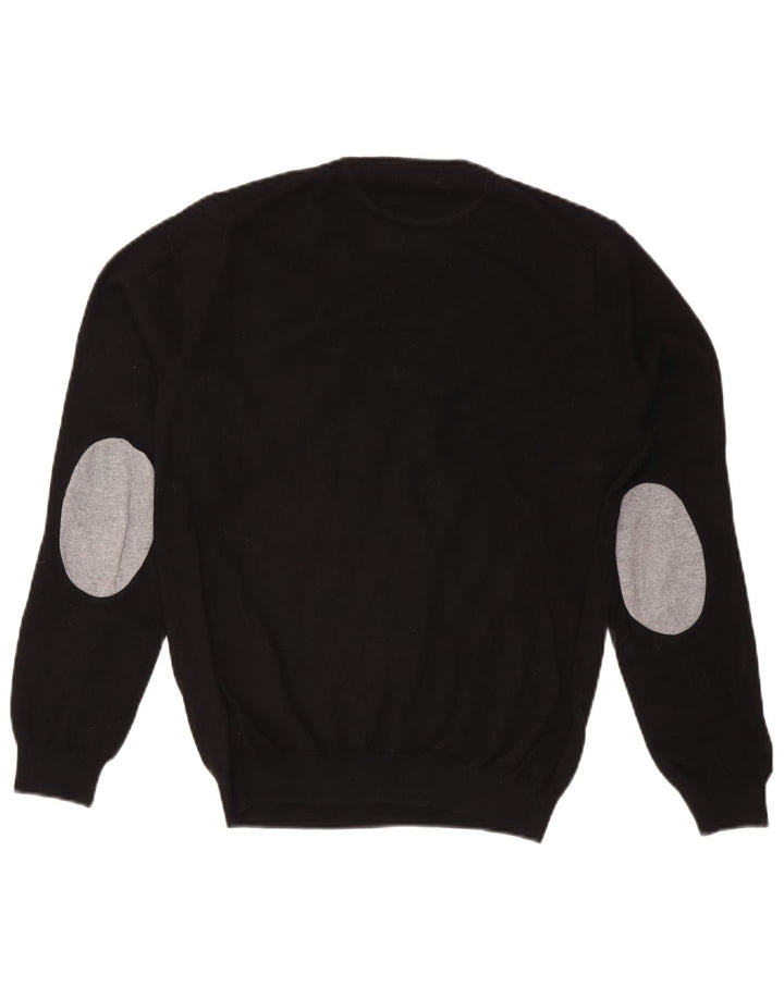 Sun68 Herre Crew Neck Jumper Sweater Medium Sort Uld