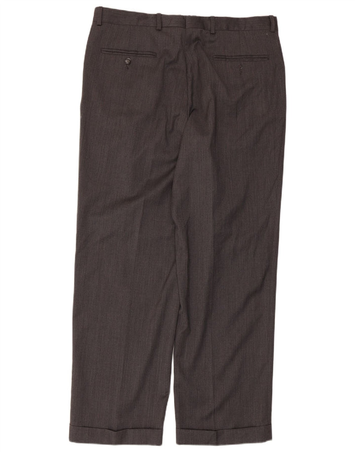 Izod Herre Pegged Suit Bukser W36 L30 Grå Uld