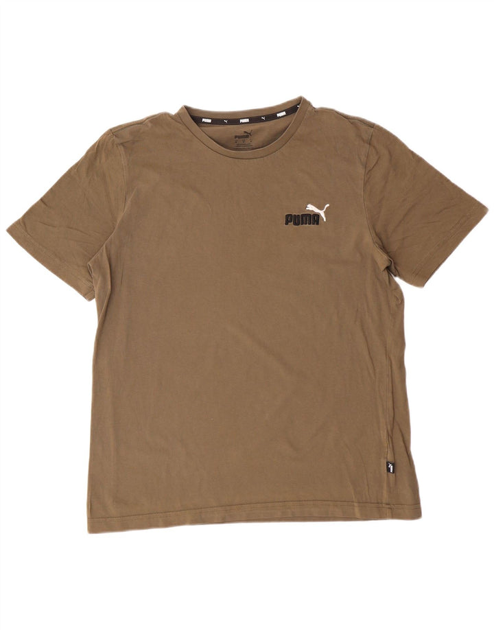 PUMA Herre T-Shirt Top Medium Khaki