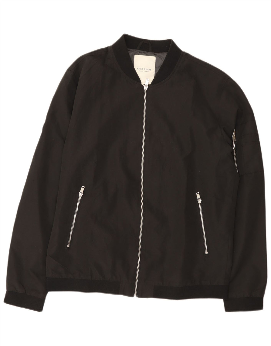 Vintage Bomberjakke til mænd UK 42 XL Sort