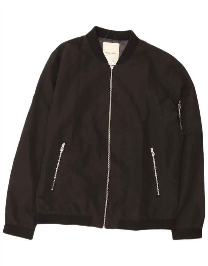 Vintage Bomberjakke til mænd UK 42 XL Sort