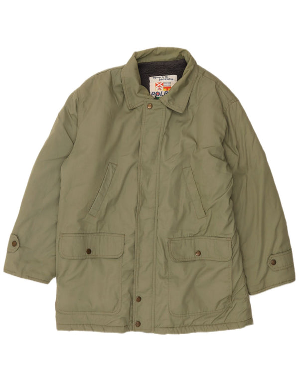 Polbot Herre Windbreaker Jacket UK 42 XL Grøn Polyamid