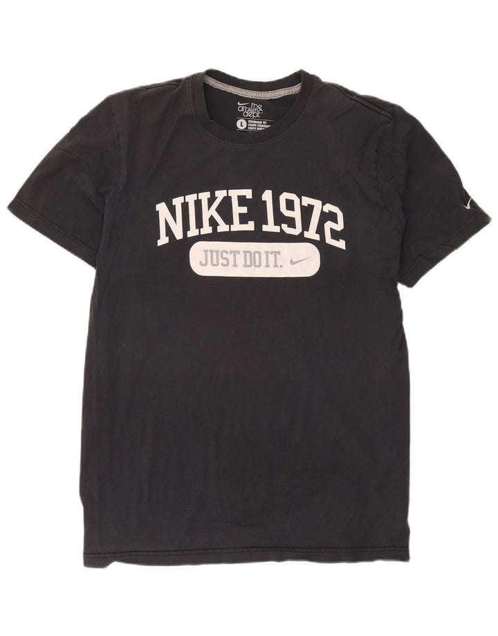 Nike Herre Standard Fit Grafisk T-Shirt Top Stor Grå