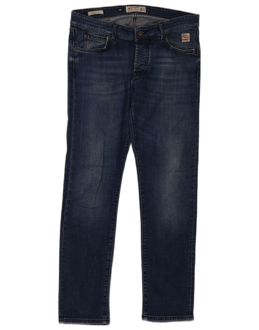 Roy Rogers Dame Slim Jeans W36 L32 Blå Bomuld