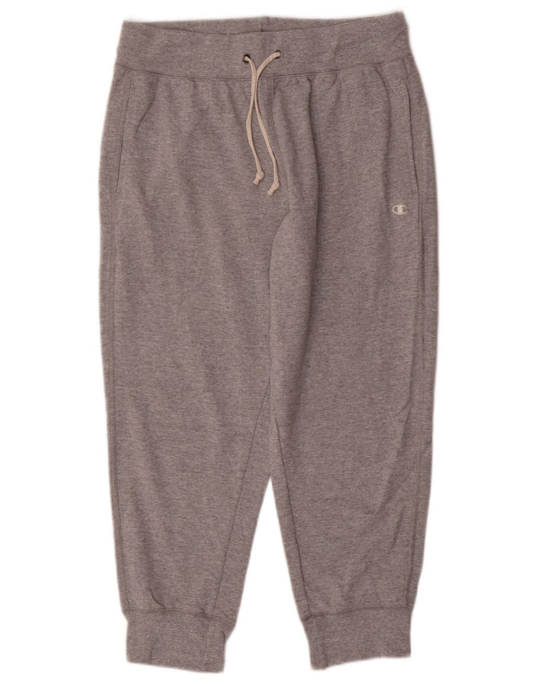 CHAMPION Dame træningsdragt Bukser Joggers UK 14 Medium Grey Bomuld