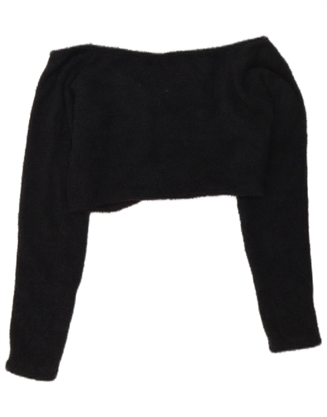 Adidas Dame Crop Fleece Off Shoulder Top UK 12 Medium Sort Polyester