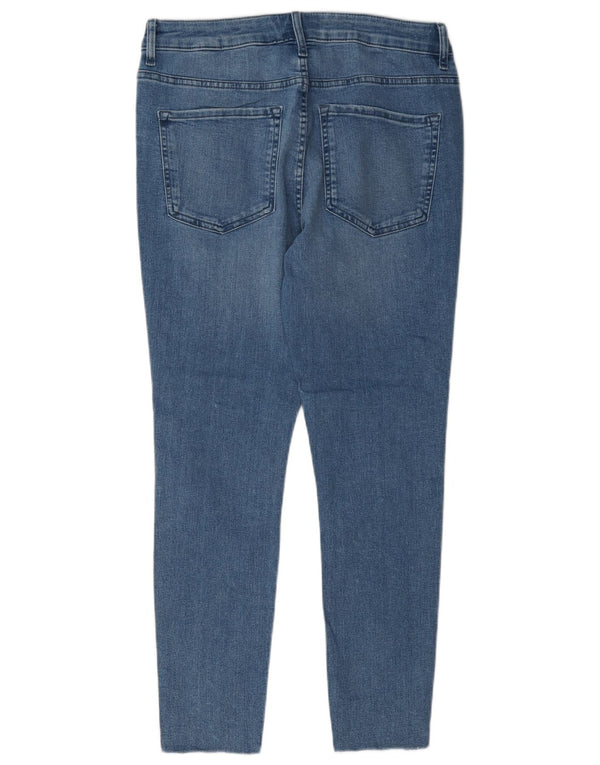 Marks & Spencer Dame The Ivy Skinny Jeans UK 12 Medium W30 L27 Blå