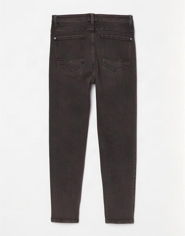 Zara Mens Distressed Skinny Jeans EU 44 Large W34 L26 Black