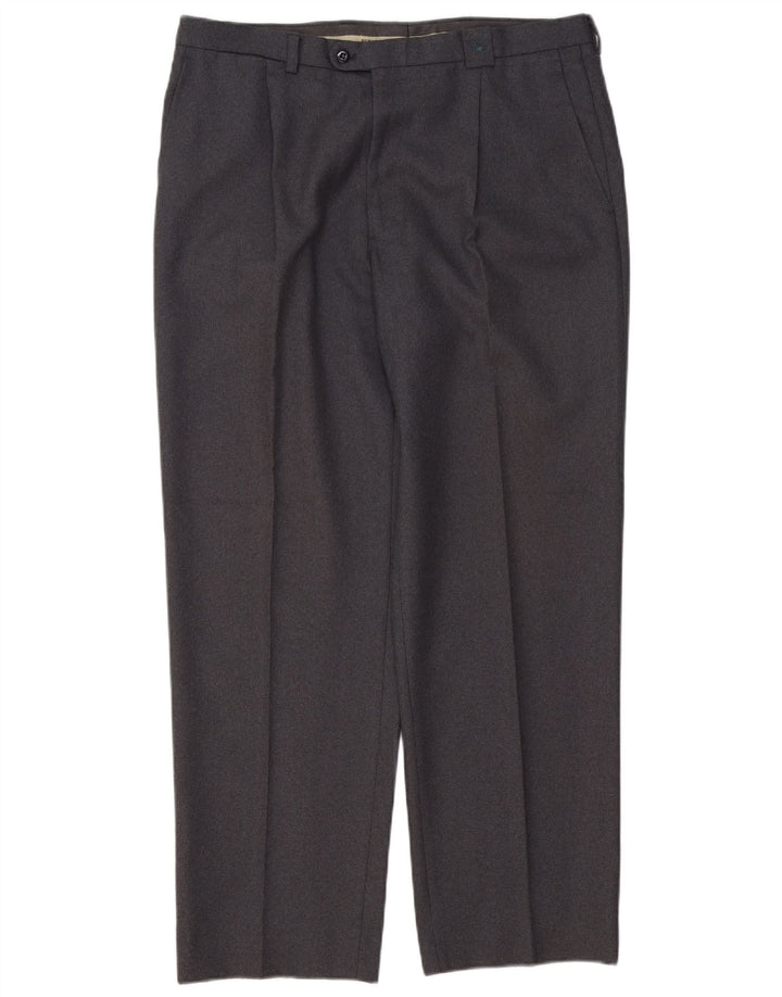 Burberry Herre Pegged Suit Bukser IT 46 Small W34 L30 Grå Polyester