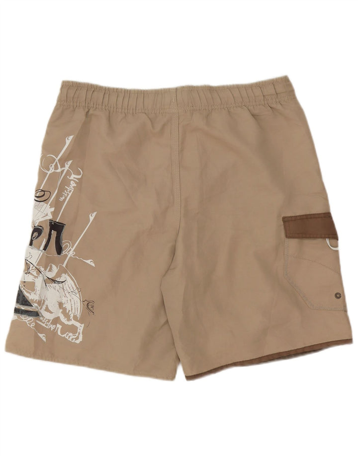 Quiksilver Herre grafiske svømmeshorts Små beige polyester