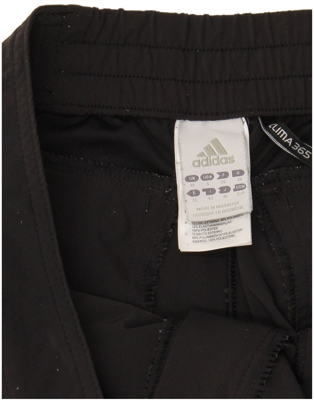 ADIDAS Dame Clima 365 Bootcut Vandrebukser UK 10 Small W27 L28 Sort