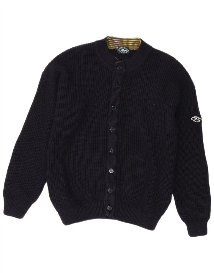 Good Luck Herre cardigan sweater Medium Marineblå Uld