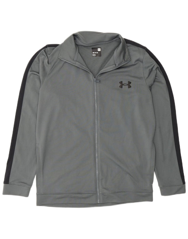 Under Armour Herre Regular Fit træningsdragt Topjakke Medium Grey Colourblock