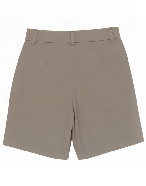 Marks & Spencer Womens Casual Shorts UK 6 XS W28 Grey Cotton