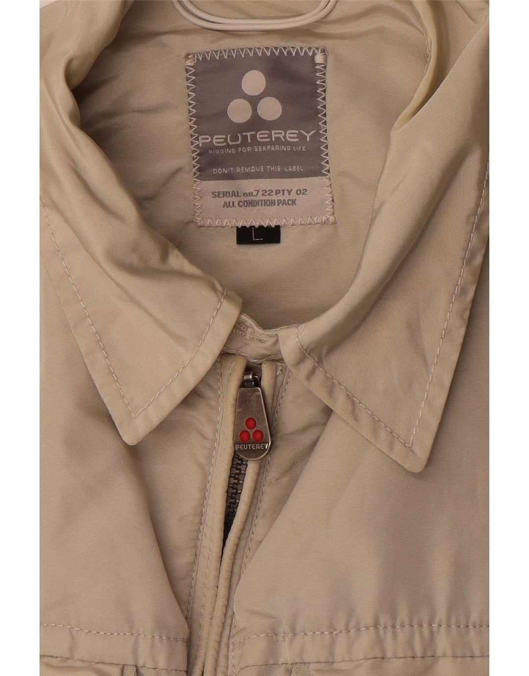 PEUTEREY Herre Utility Jacket UK 40 Large Beige