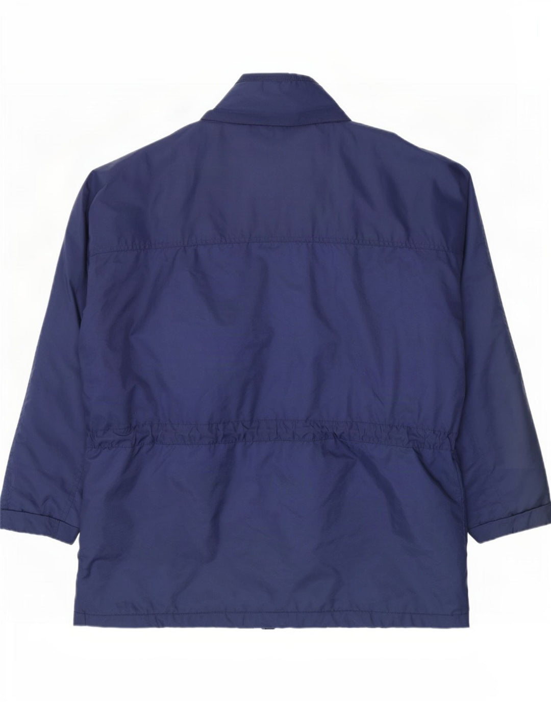 Fila Herre Hooded Windbreaker Jacket UK 40 Large Navy Blue Nylon