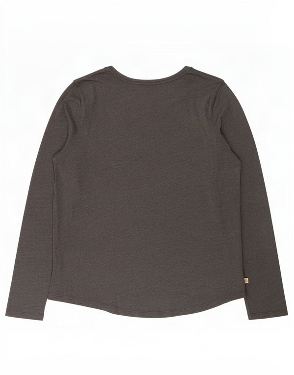 Carhartt Girls Relaxed Fit Grafisk Top Langærmet 15-16 år XL Grå