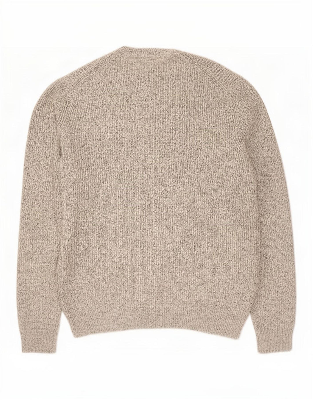 Marks & Spencer Herre sweater med rund hals, stor grå flækket polyamid