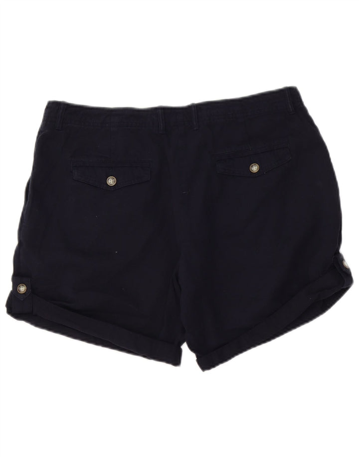 Musto Chino Shorts til kvinder UK 12 Medium W32 Marineblå Bomuld