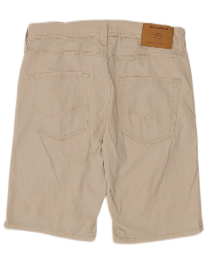 Jack & Jones Herre Regular Casual Shorts Små W29 Beige Bomuld