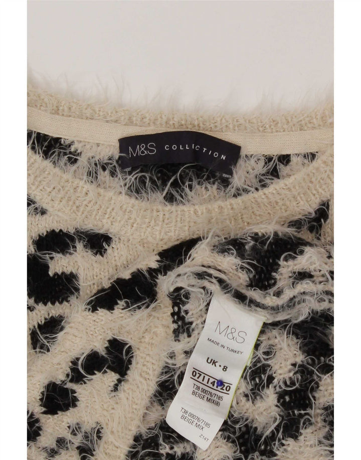 Marks & Spencer Dame sweater med rund hals DK 8 Small Beige