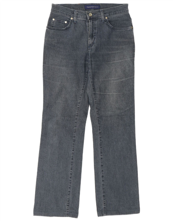 TRUSSARDI Lige jeans til kvinder W27 L29 blå bomuld
