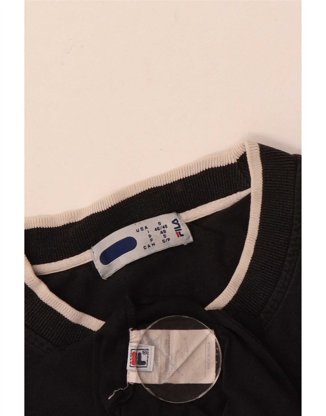 Fila Herre grafisk T-shirt top lille sort bomuld