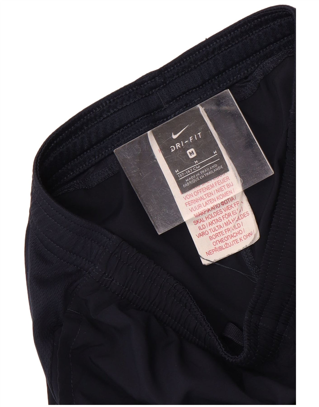 Nike drenge Dri Fit grafiske sportsshorts 10-11 år Medium marineblå