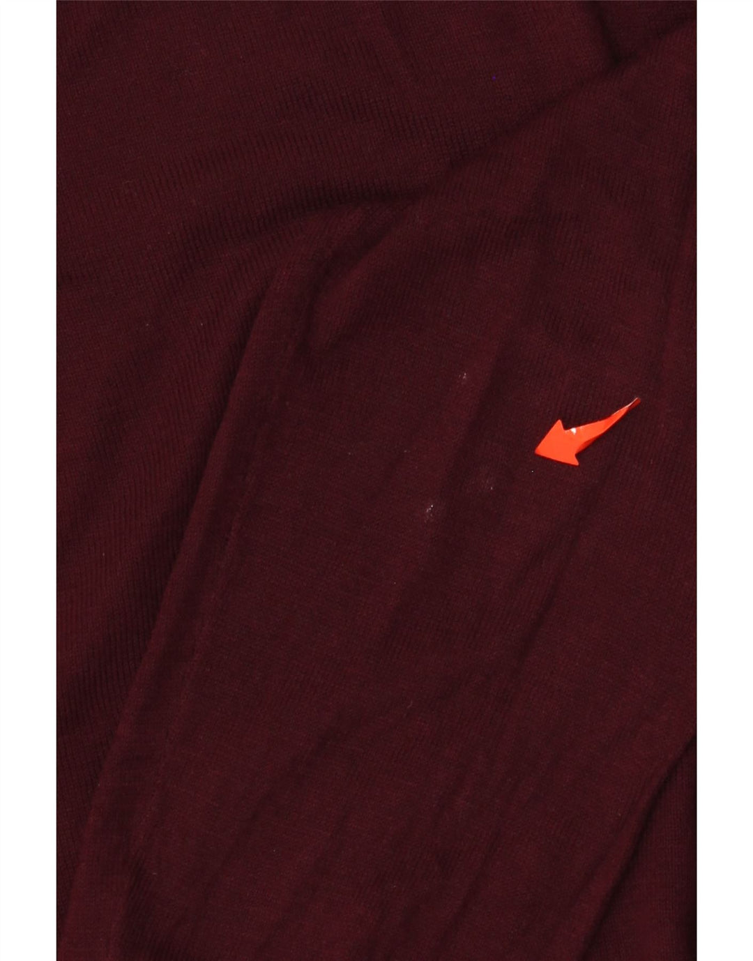 Zara Dame Boat Neck Jumper Sweater UK 14 Medium Maroon Viscose