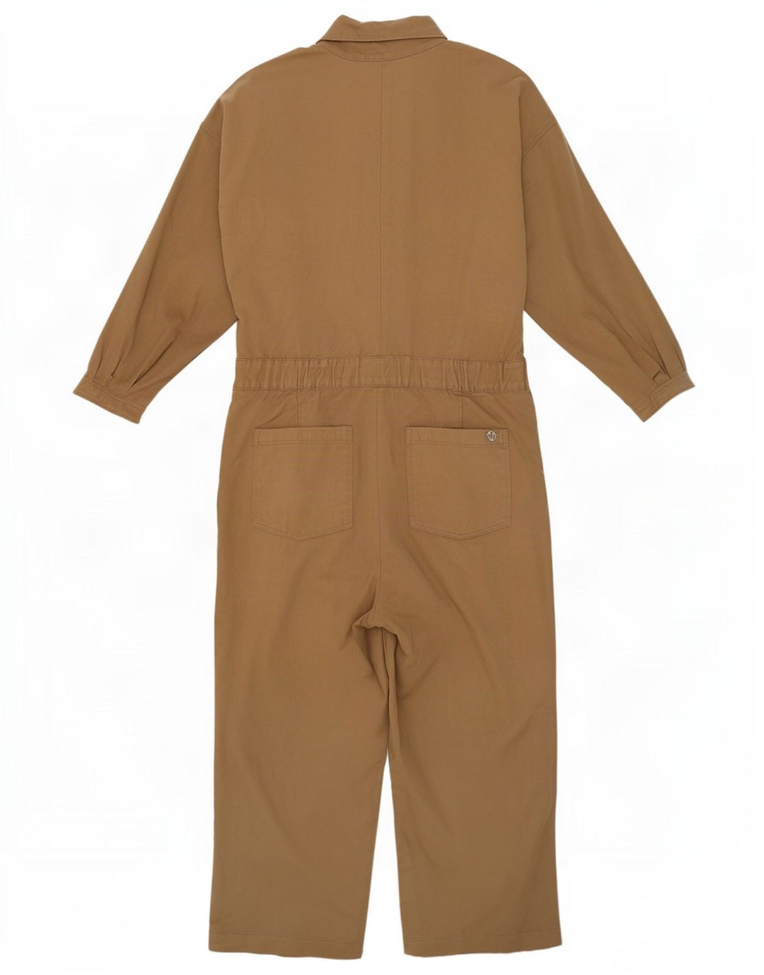 Massimo Dutti Dame Jumpsuit UK 12 Medium Beige Bomuld