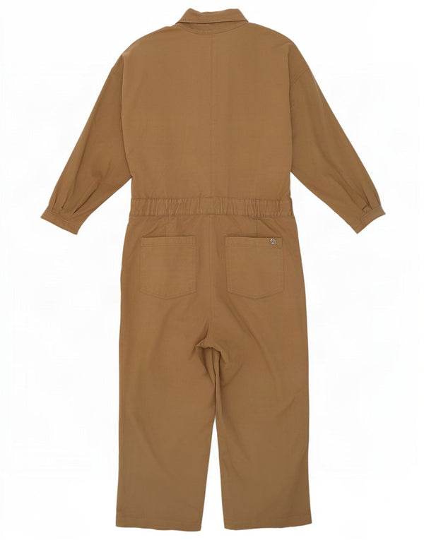 Massimo Dutti Dame Jumpsuit UK 12 Medium Beige Bomuld
