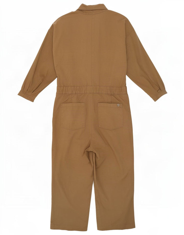 Massimo Dutti Dame Jumpsuit UK 12 Medium Beige Bomuld