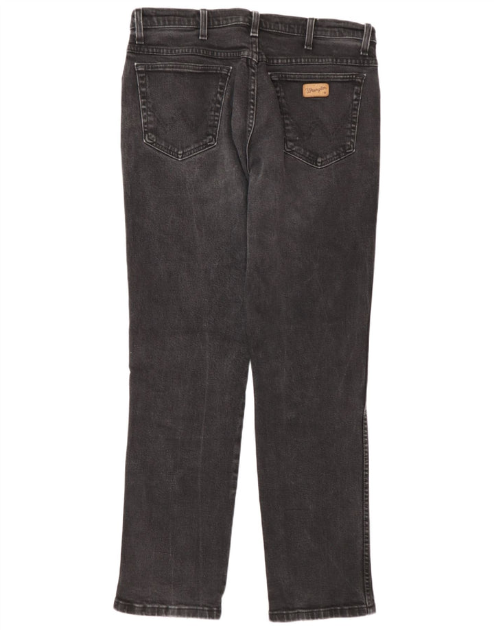 Wrangler Herre Texas Straight Jeans W36 L32 Grå Bomuld