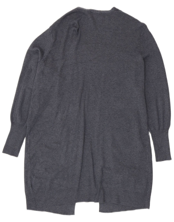 Marks & Spencer Dame Longline Cardigan Sweater UK 14 Medium Navy Blue