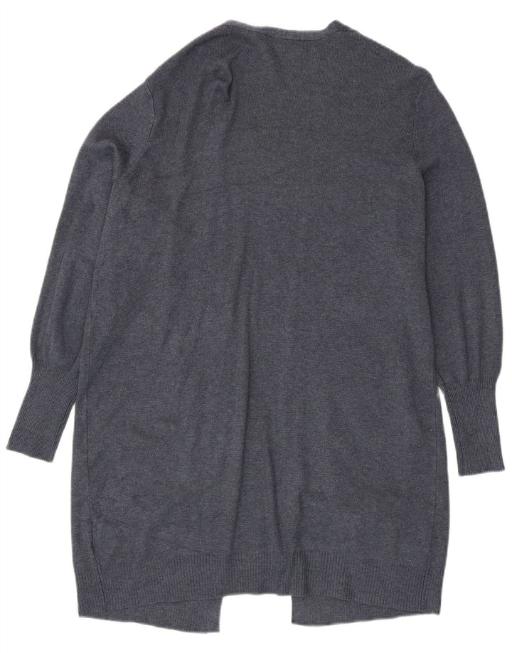 Marks & Spencer Dame Longline Cardigan Sweater UK 14 Medium Navy Blue