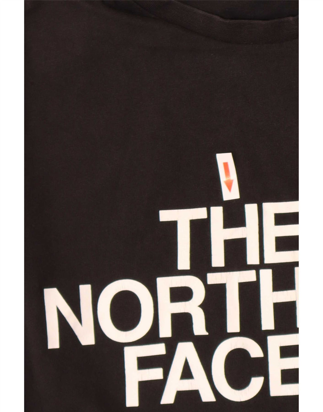 The North Face Herre grafisk T-shirt Top Medium Sort Bomuld