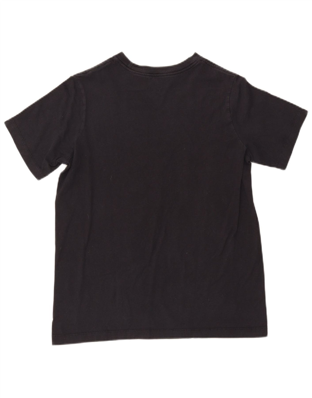 NIKE Grafisk T-shirt top til kvinder UK 18 XL Sort