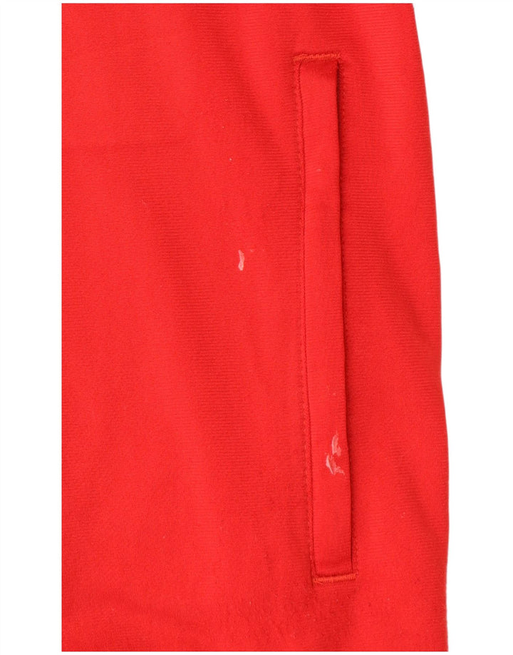 ADIDAS Træningsdragt til drenge Topjakke 13-14 år Rød Colourblock Polyester