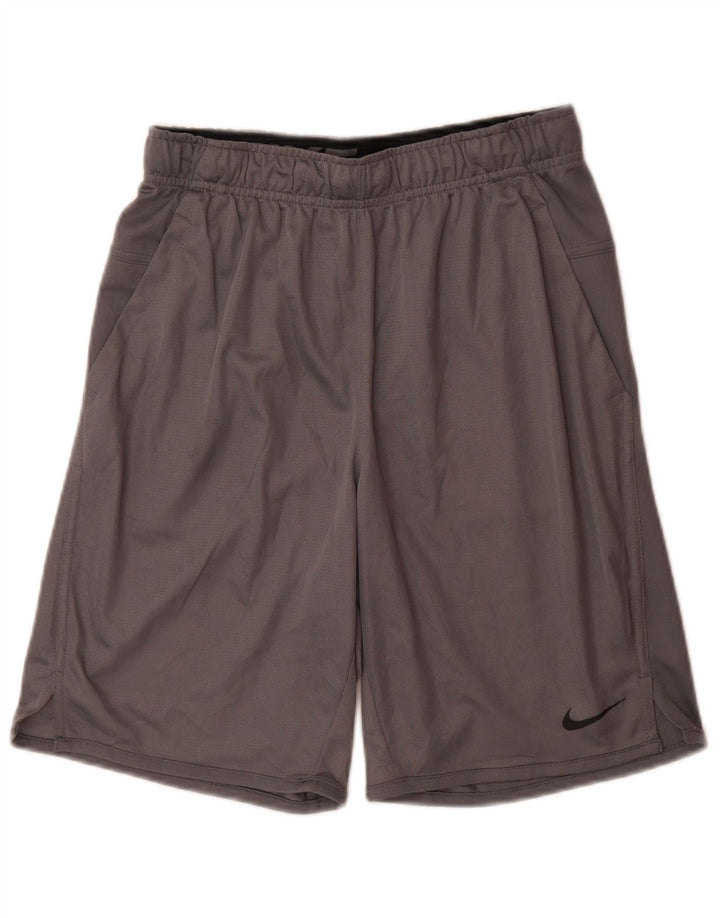 Nike Herre Dri Fit Sportshorts Små Grå Polyester