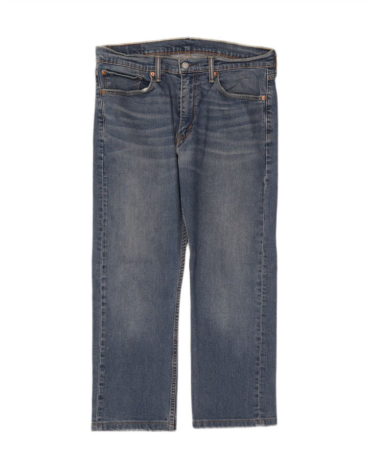 LEVI'S Mens 513 Straight Jeans W34 L26 Blue Cotton Vintage Levi's and Second-Hand Levi's from Messina Hembry 
