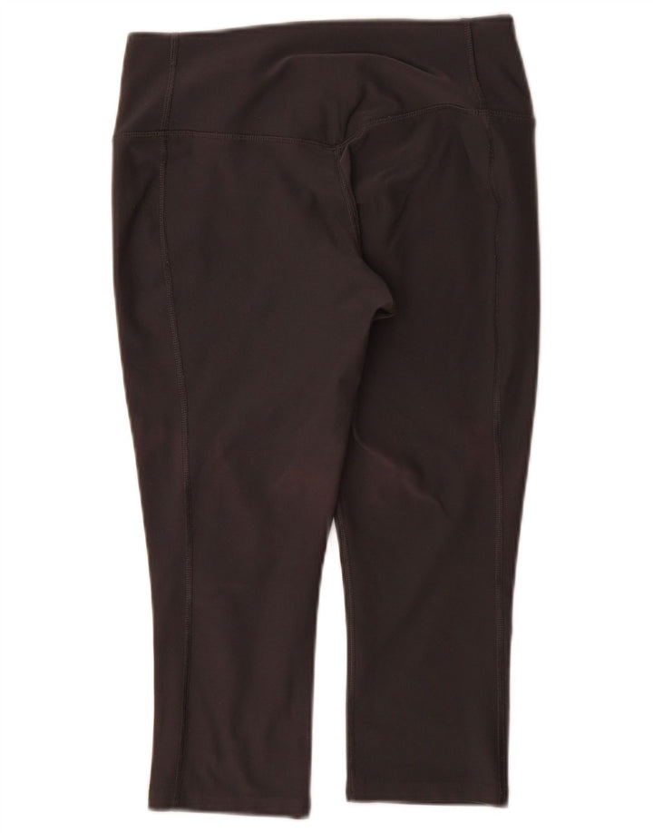 Nike Dame Dri Fit Capri Leggings UK 8 Small Black