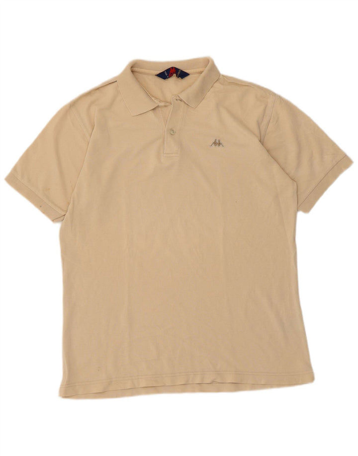 Kappa herre poloshirt Medium beige bomuld